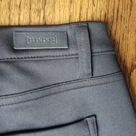 BLANK NYC Waxed Denim Black High Waisted Stretchy Spandex Long Legs Jeans sz.28 - Picture 7 of 9